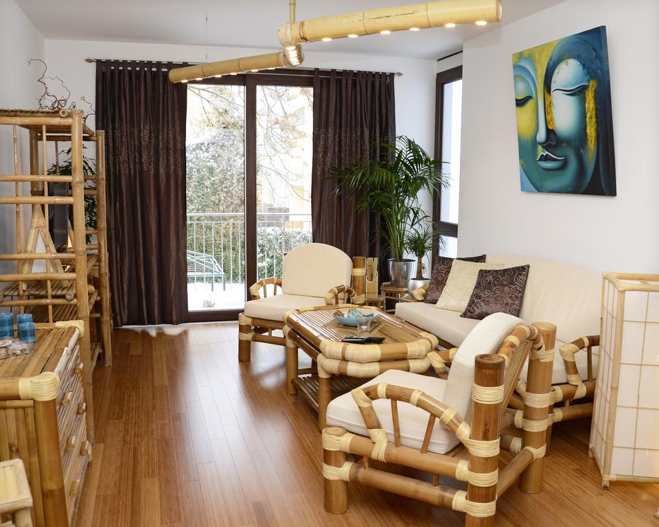 Bambus Apartment Leipzig Bagian luar foto