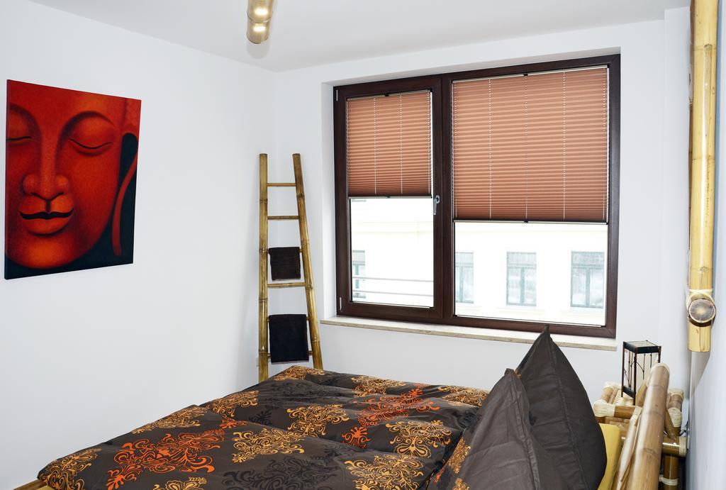 Bambus Apartment Leipzig Bagian luar foto